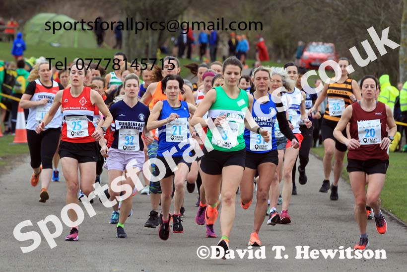 Senior Women and Veteran Women (Over 35s) and Vetreran Men (Over 50s), 2023 NECAA Royal Signals Relays, Hetton le Hole, County Durham. Photo: David T. Hewitson/Sports for All Pics
